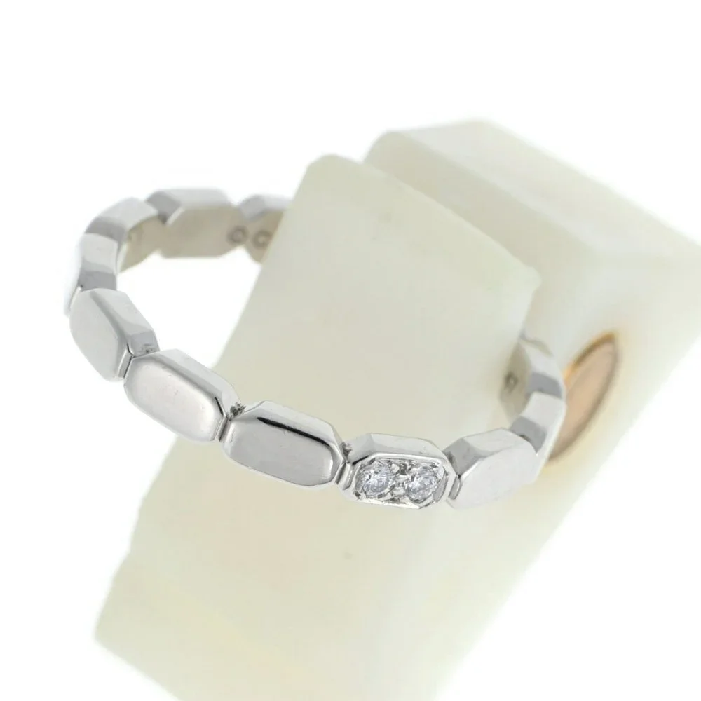 CHANEL Silver Diamond Ring - Picture 2 of 4